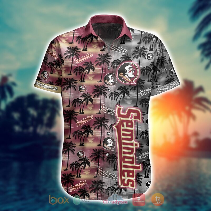 Florida State Seminoles Style NCAA Hawaiian shirt, Short 2