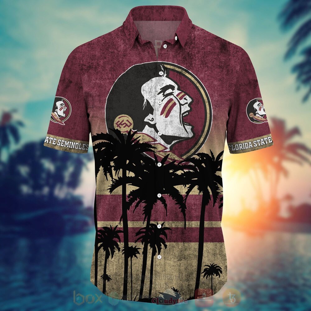TOP NCAA Florida State Seminoles Short Sleeve Hawaiian Shirt, Short 7