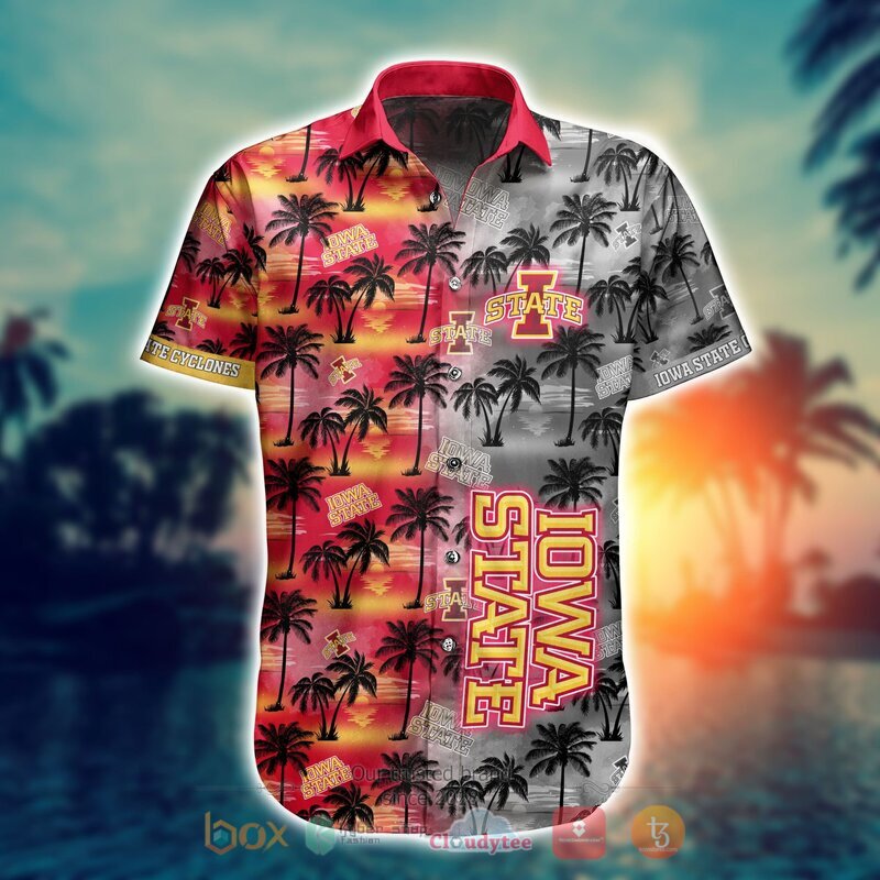 Iowa State Cyclones Style NCAA Hawaiian shirt, Short 2