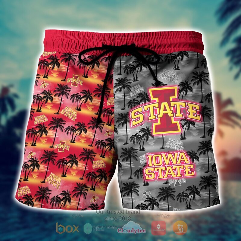 Iowa State Cyclones Style NCAA Hawaiian shirt, Short 7