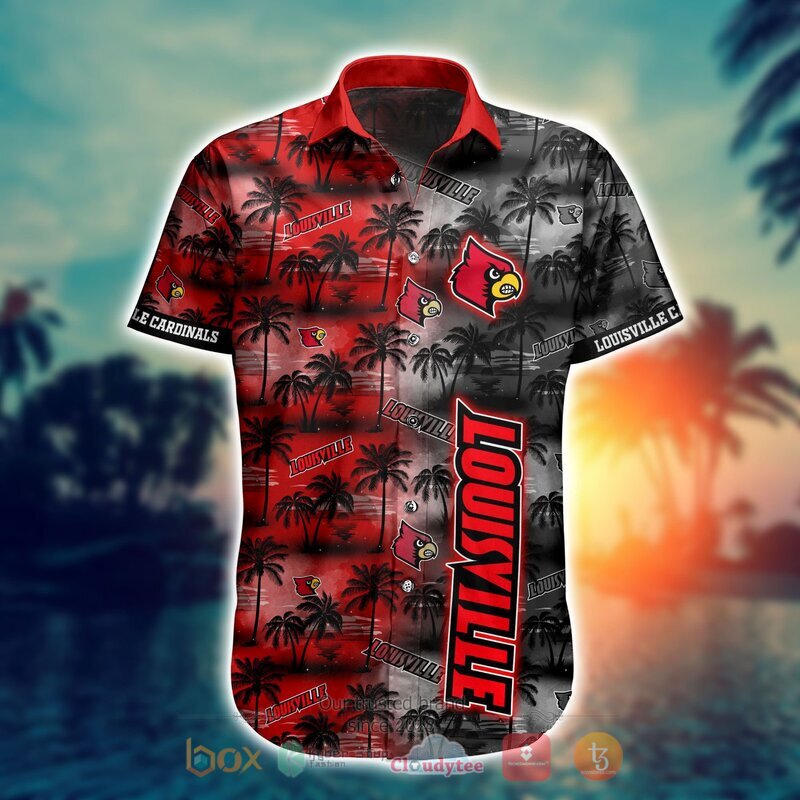 Louisville Cardinals Style NCAA Hawaiian shirt, Short 2