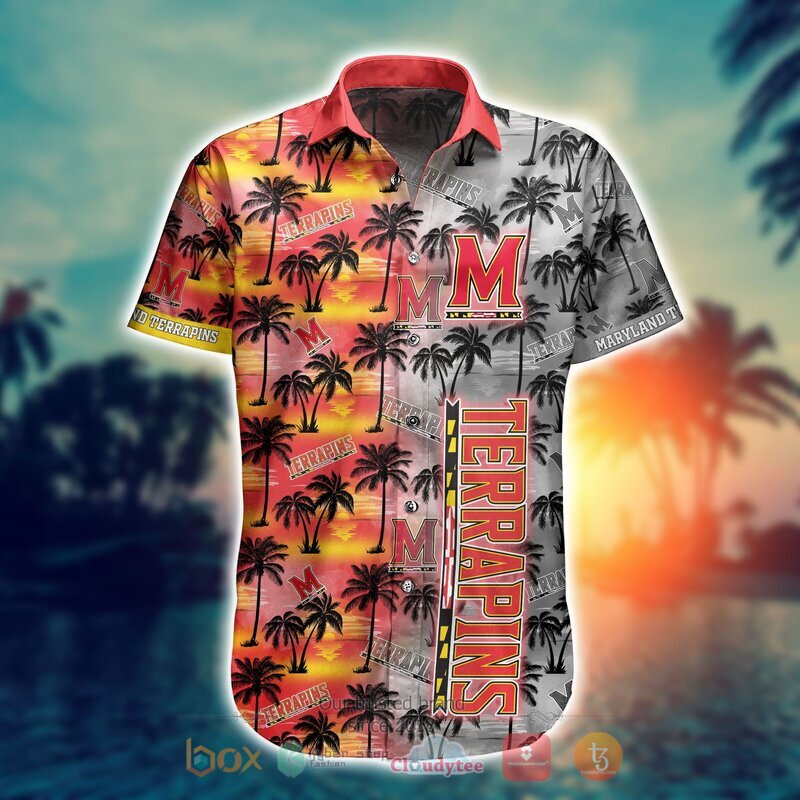 Maryland Terrapins Style NCAA Hawaiian shirt, Short 2