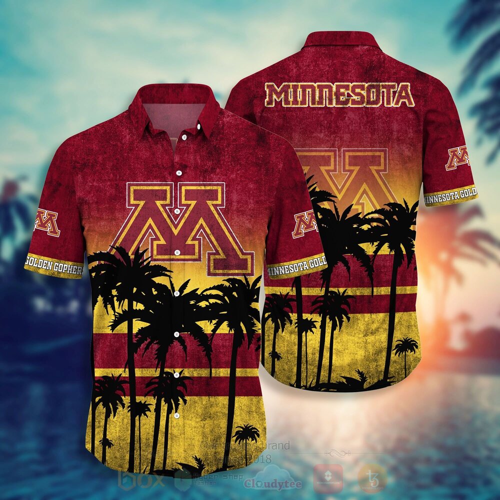 TOP NCAA Minnesota Golden Gophers football Short Sleeve Hawaiian Shirt, Short 12