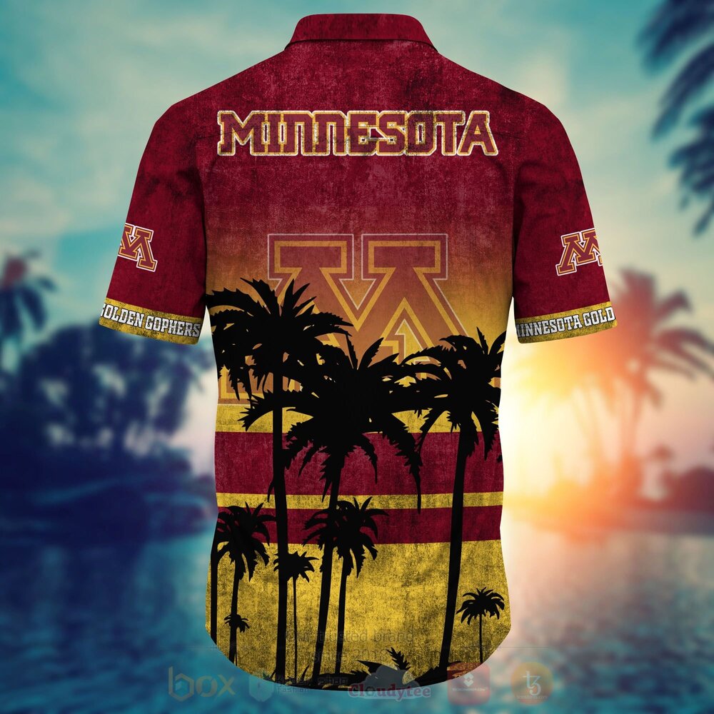 TOP NCAA Minnesota Golden Gophers football Short Sleeve Hawaiian Shirt, Short 8