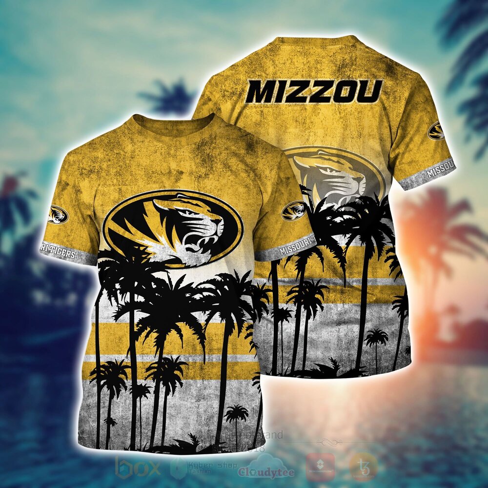 TOP NCAA Missouri Tigers football Short Sleeve Hawaiian Shirt, Short 2
