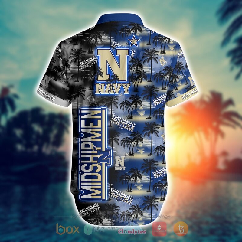 Navy Midshipmen Style NCAA Hawaiian shirt, Short 6