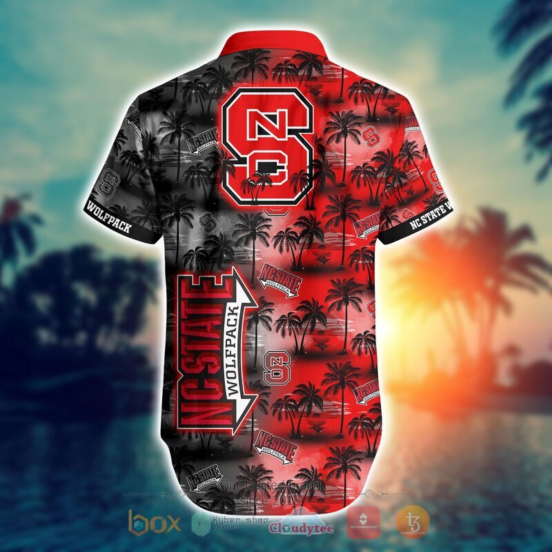 Nc State Wolfpack Style NCAA Hawaiian shirt, Short 3
