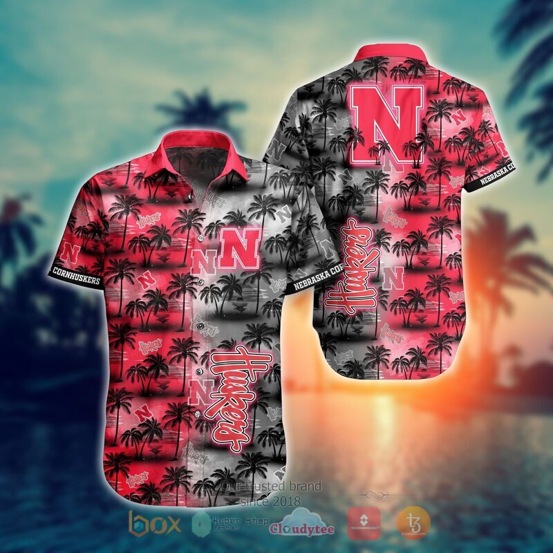 Nebraska Cornhuskers Style NCAA Hawaiian shirt, Short 8