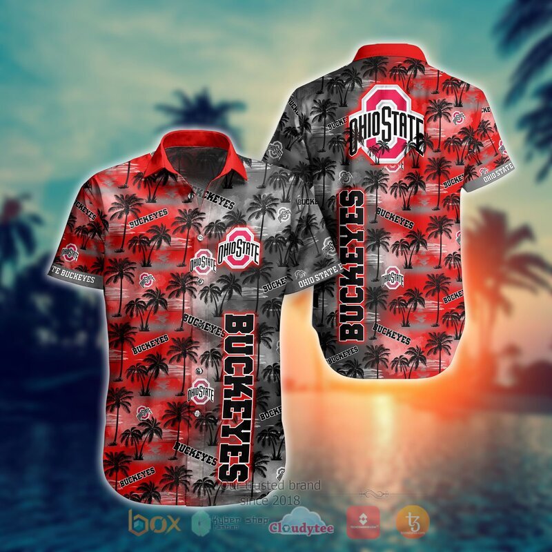 Ohio State Buckeyes Style NCAA Hawaiian shirt, Short 8