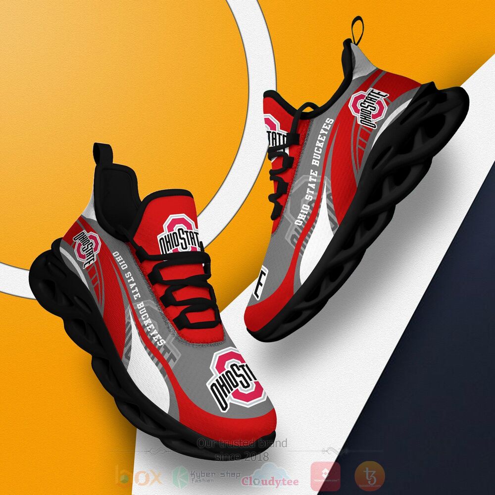 Alternative view of TOP Ohio State Buckeyes NCAA Max Soul Clunky Sneaker Shoes