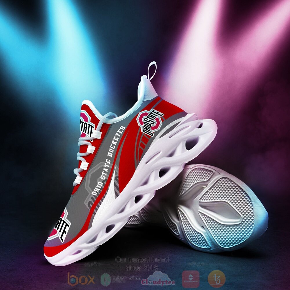 TOP Ohio State Buckeyes NCAA Max Soul Clunky Sneaker Shoes 6