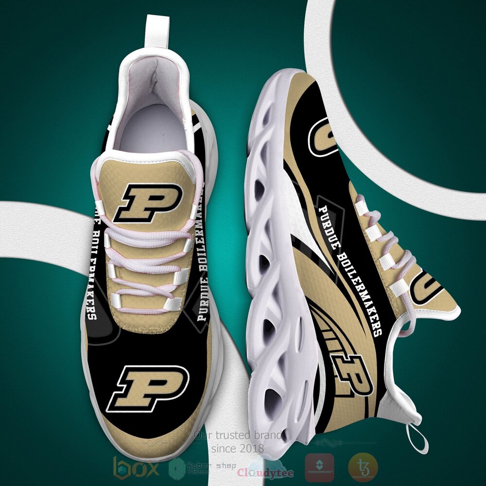 TOP Purdue Boilermakers NCAA Max Soul Clunky Sneaker Shoes 5