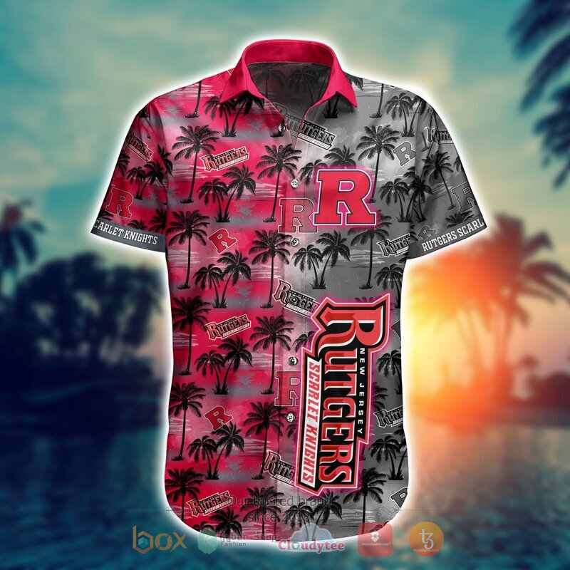 Rutgers Scarlet Knights Style NCAA Hawaiian shirt, Short 14