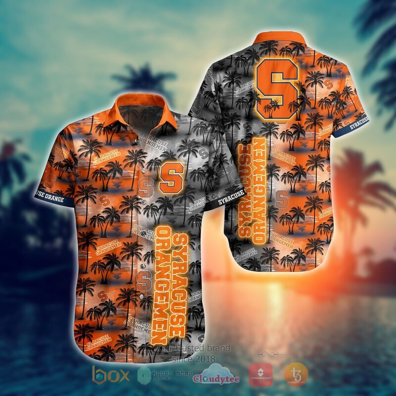 Syracuse Orange Style NCAA Hawaiian shirt, Short 11