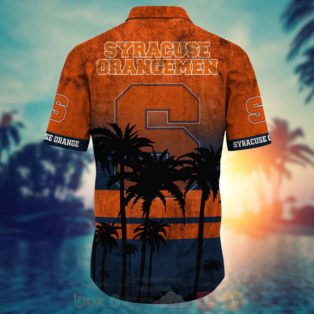 TOP NCAA Syracuse Orange Short Sleeve Hawaiian Shirt, Short 8