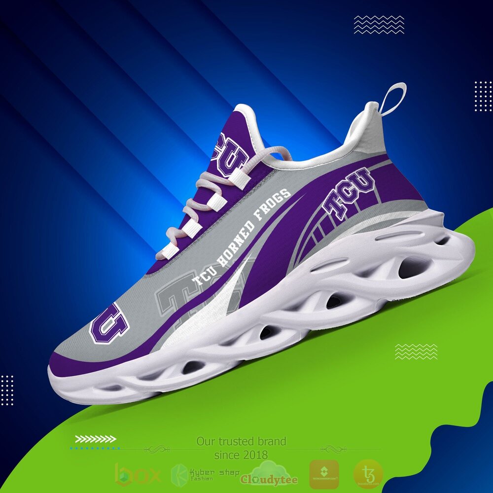 TOP TCU Horned Frogs NCAA Max Soul Clunky Sneaker Shoes 12