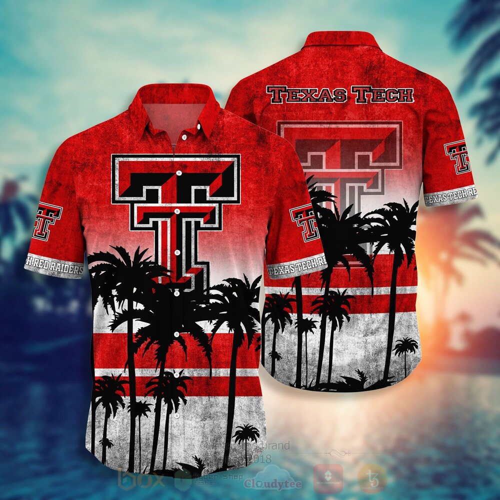 TOP NCAA Texas Tech Red Raiders Short Sleeve Hawaiian Shirt, Short 11