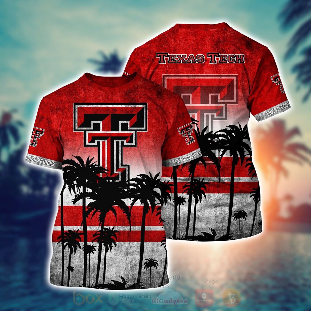 TOP NCAA Texas Tech Red Raiders Short Sleeve Hawaiian Shirt, Short 2