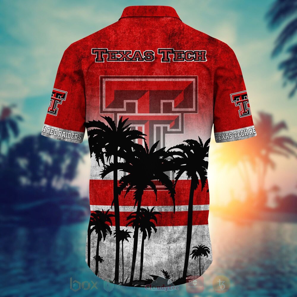 TOP NCAA Texas Tech Red Raiders Short Sleeve Hawaiian Shirt, Short 4