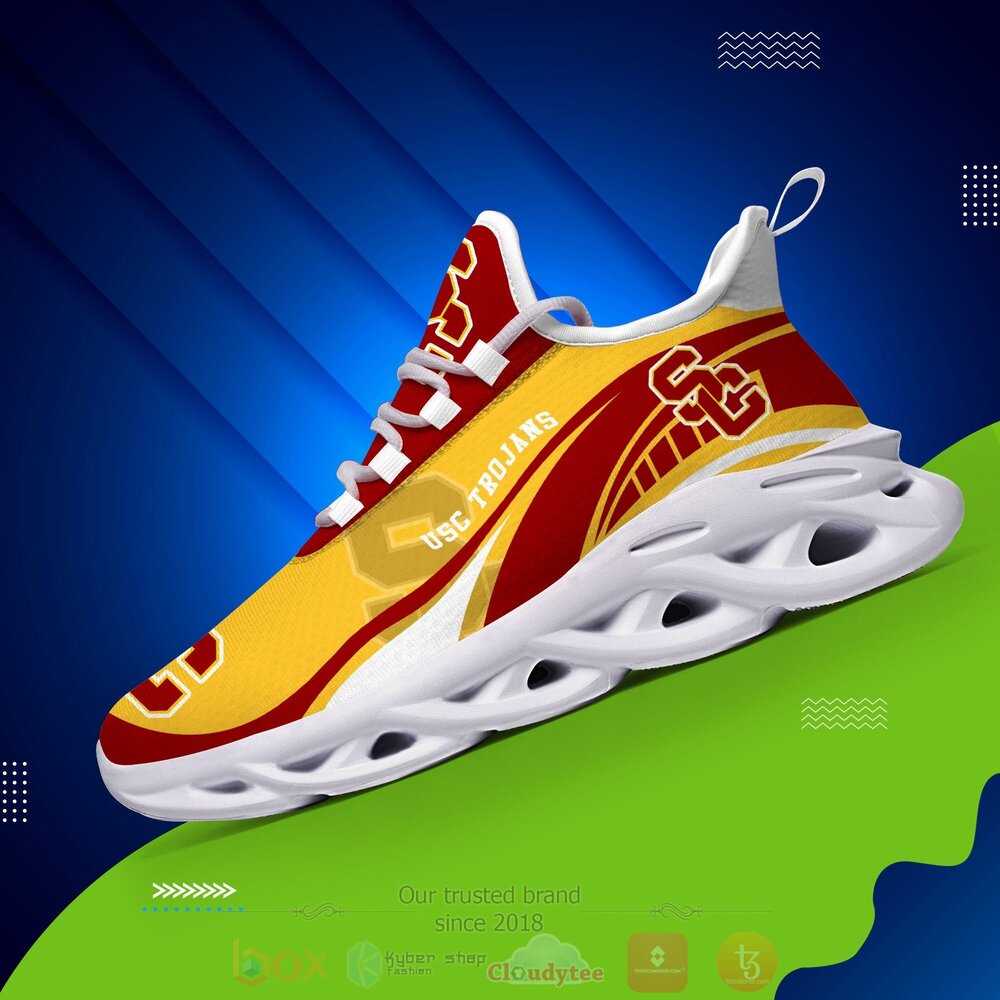 TOP USC Trojans NCAA Max Soul Clunky Sneaker Shoes 8