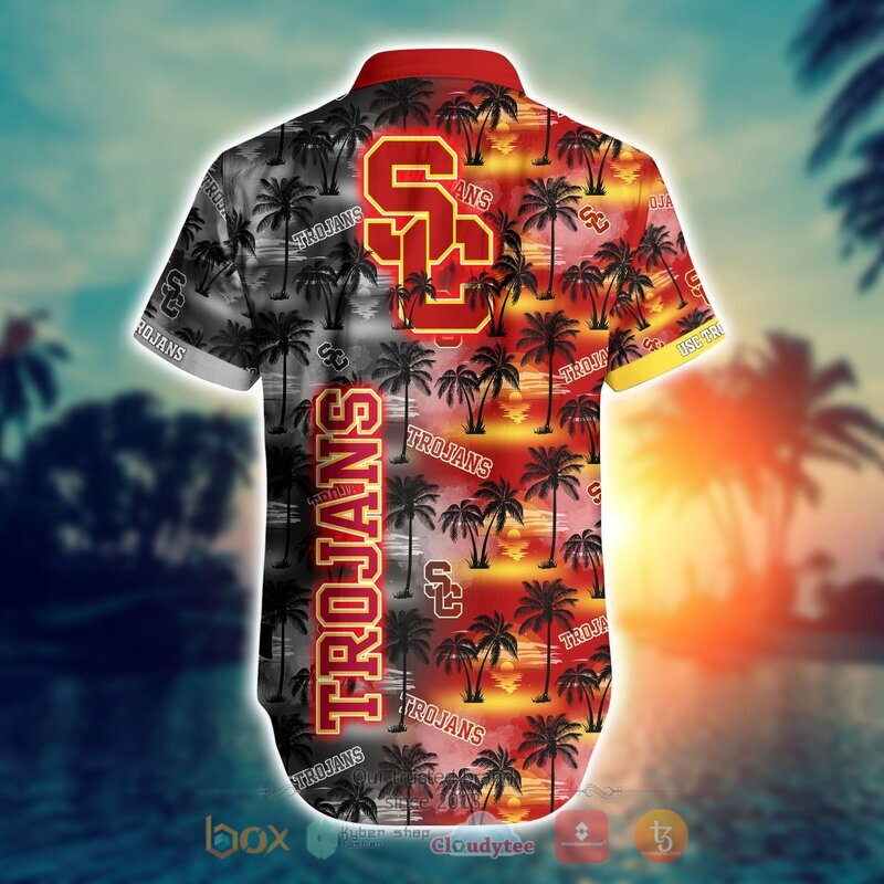 Usc Trojans Style NCAA Hawaiian shirt, Short 16