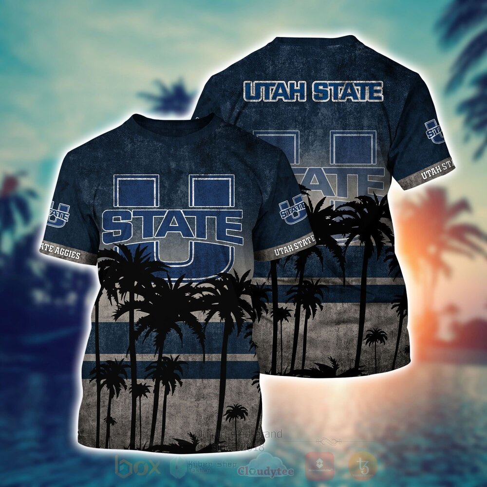 TOP NCAA Utah State Aggies football Short Sleeve Hawaiian Shirt, Short 6
