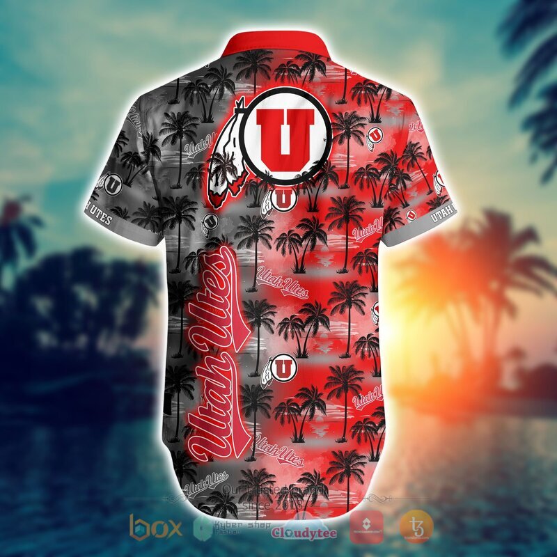 Utah Utes Style NCAA Hawaiian shirt, Short 16