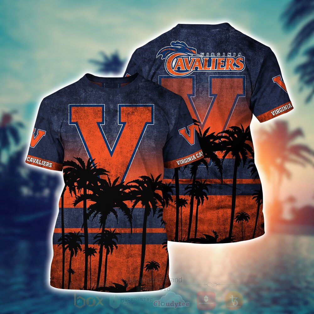 TOP NCAA Virginia Cavaliers men's basketball Short Sleeve Hawaiian Shirt, Short 16