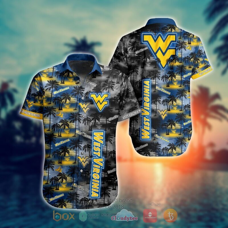 West Virginia Mountaineers Style NCAA Hawaiian shirt, Short 8