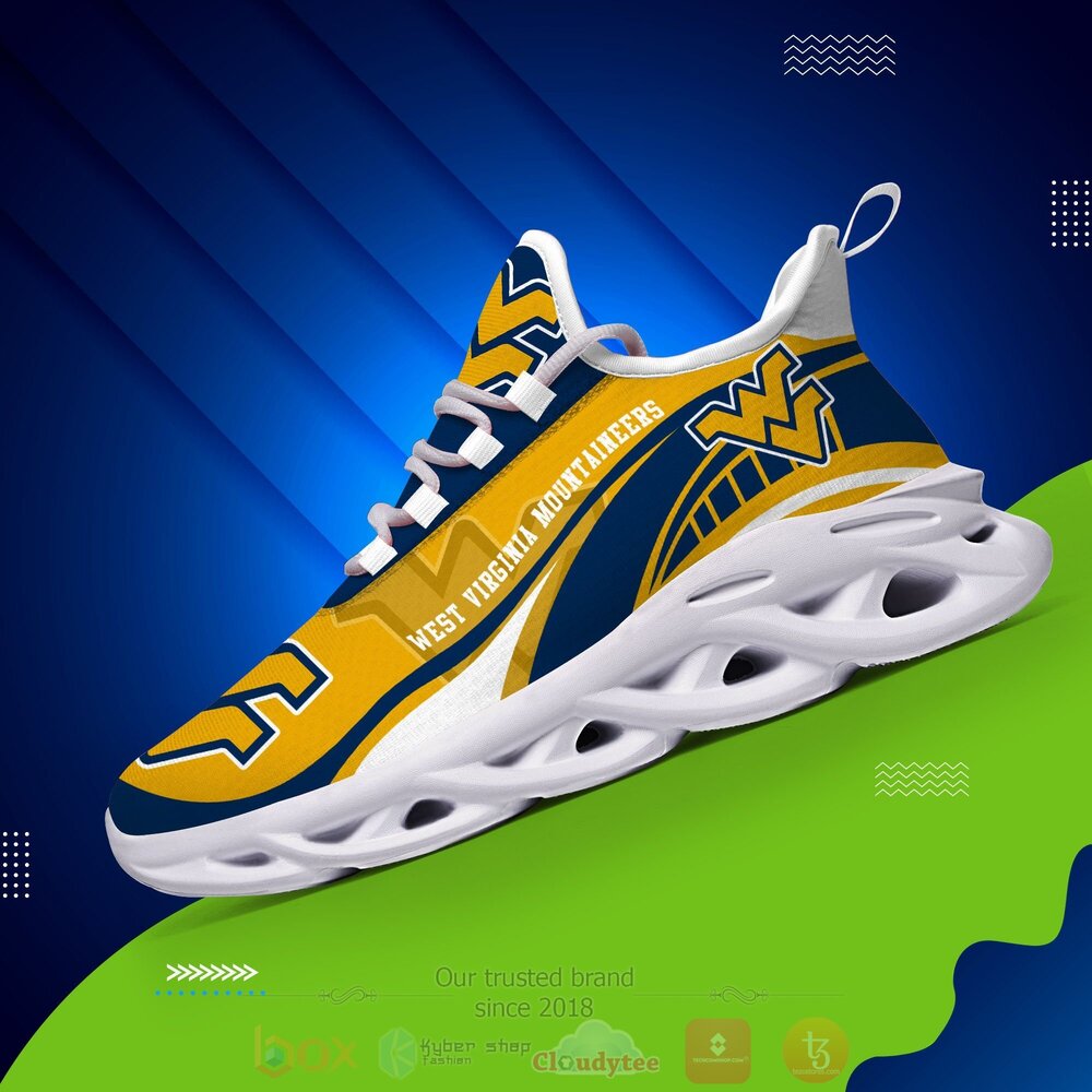 TOP West Virginia Mountaineers NCAA Max Soul Clunky Sneaker Shoes 9