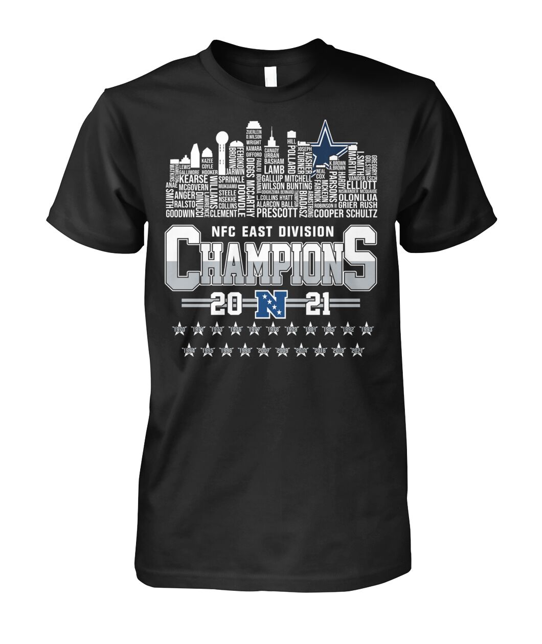 NFC East Division Champions 2021 3D Hoodie Shirt3