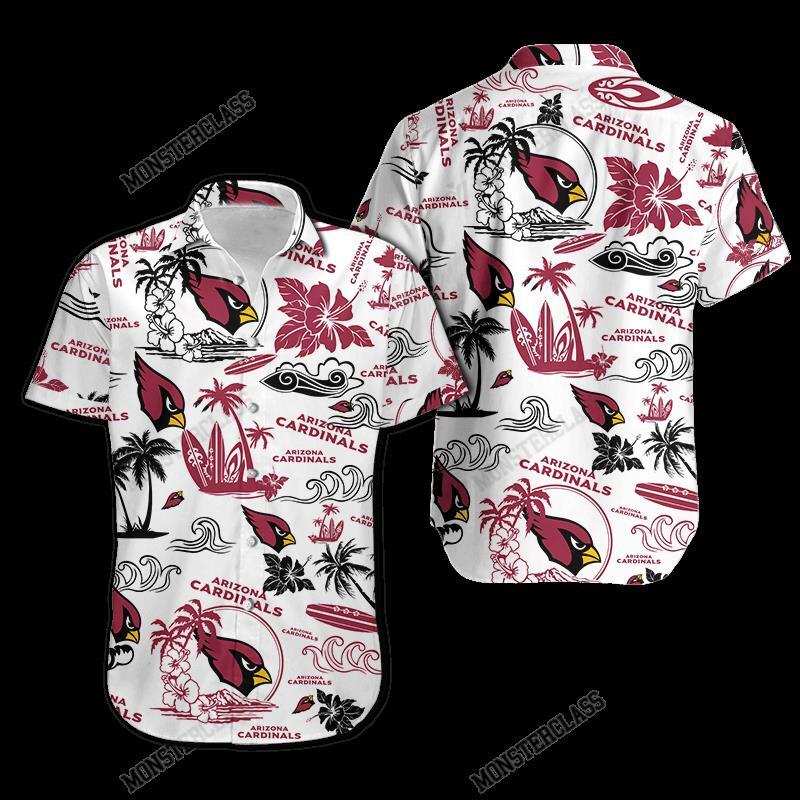 BEST NFL Arizona Cardinals Island Hawaiian Shirt, Short 1
