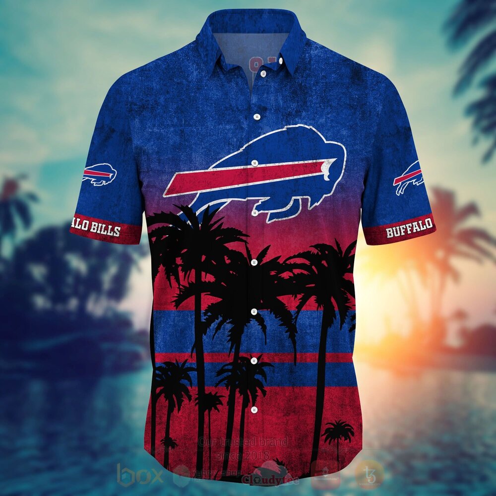TOP NFL Buffalo Bills Short Sleeve Hawaiian Shirt, Short 3