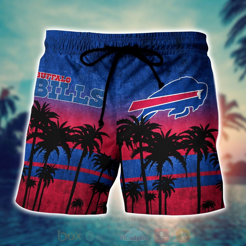 TOP NFL Buffalo Bills Short Sleeve Hawaiian Shirt, Short 9