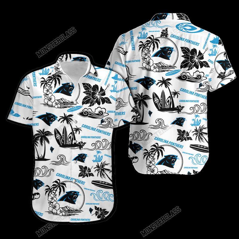 BEST NFL Carolina Panthers Island Hawaiian Shirt, Short 4