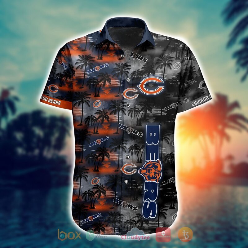 Chicago Bears Style NFL Hawaiian shirt, Short 5