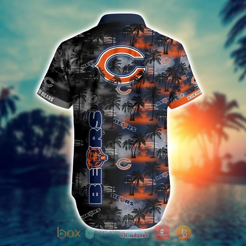 Chicago Bears Style NFL Hawaiian shirt, Short 16