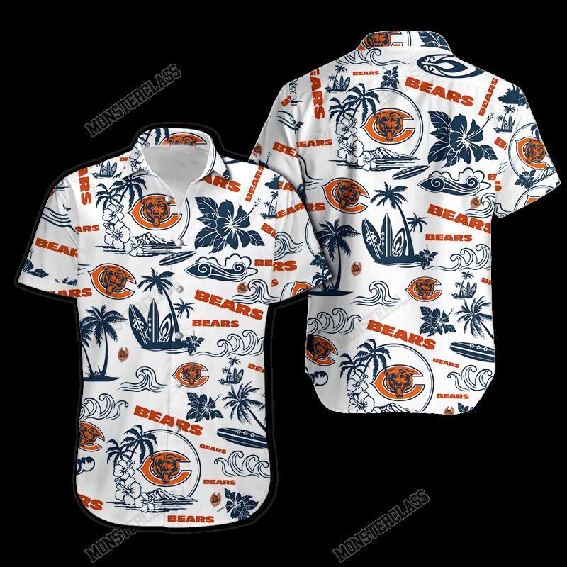 BEST NFL Chicago Bears Island Hawaiian Shirt, Short 5