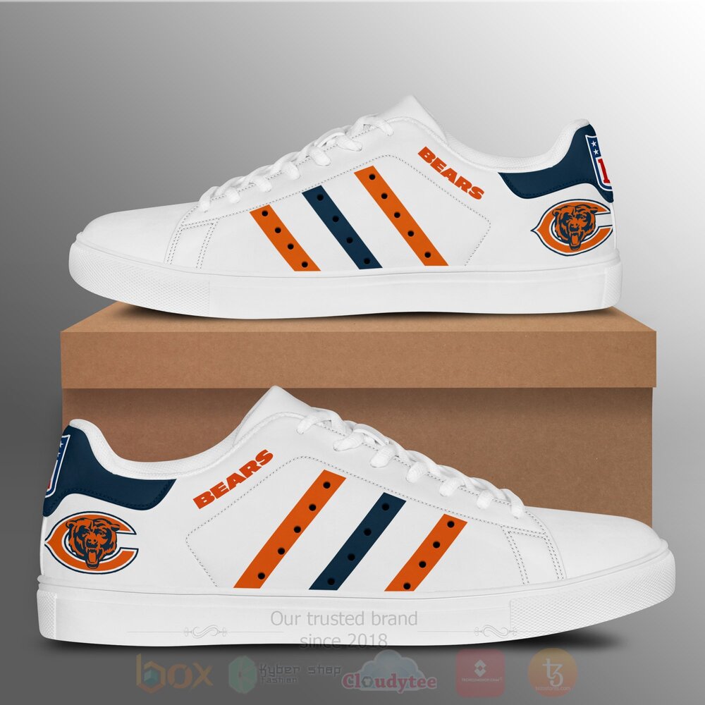 TOP NFL Chicago Bears Skate Stan Smith Shoes 6
