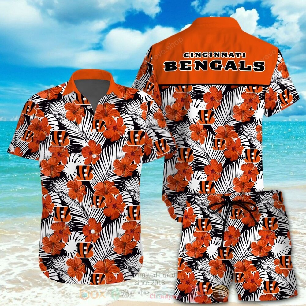 NFL Cincinnati Bengals Hawaiian Shirt, Short 8