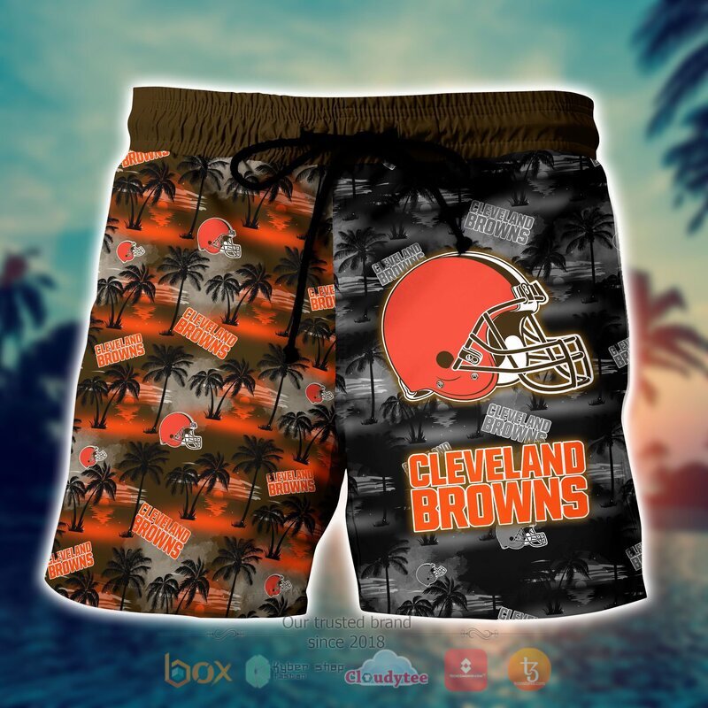 Cleveland Browns Style NFL Hawaiian shirt, Short 7