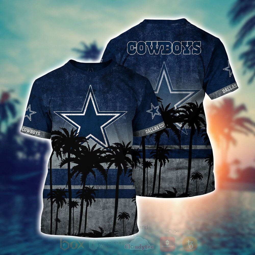 TOP NFL Dallas Cowboys Short Sleeve Hawaiian Shirt, Short 2