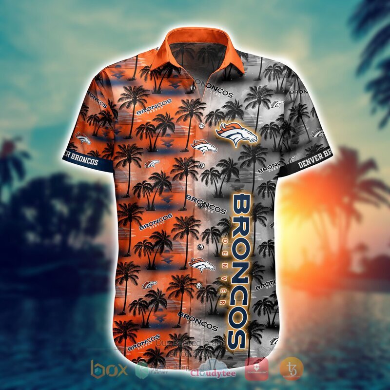 Denver Broncos Style NFL Hawaiian shirt, Short 2