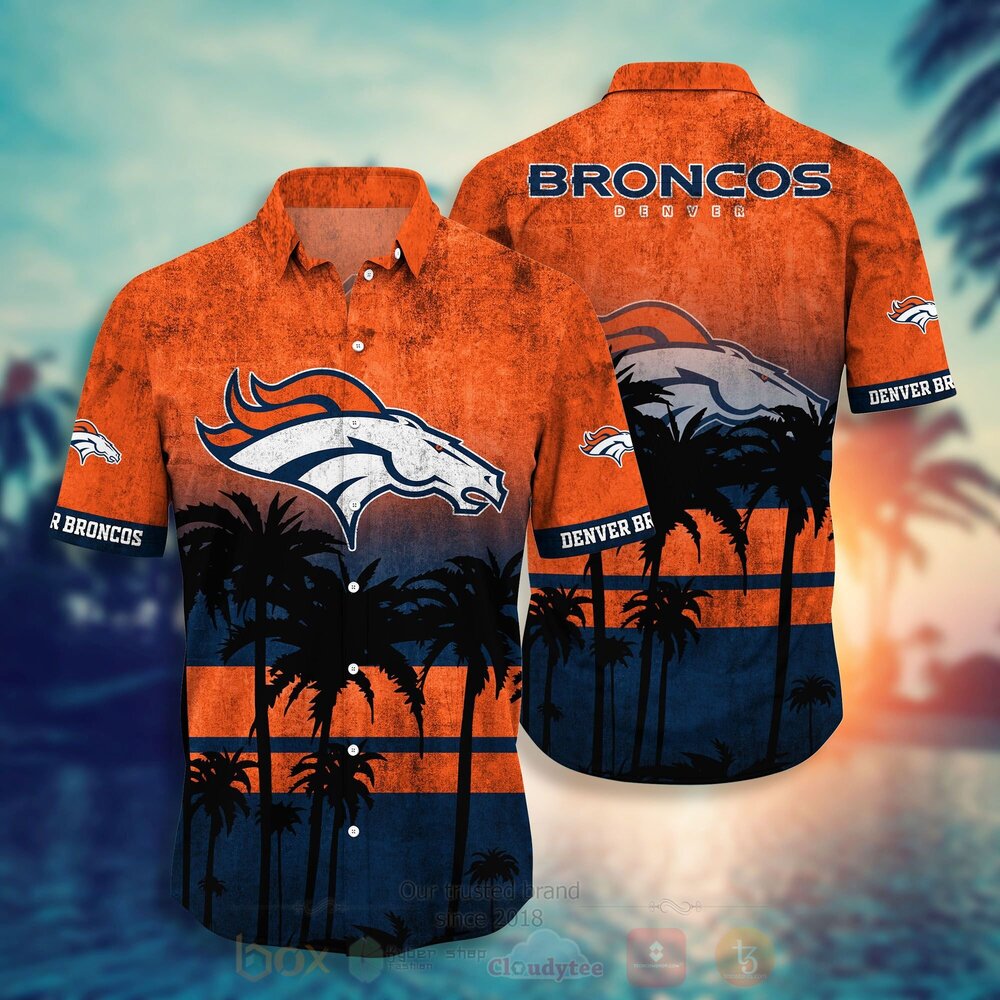 TOP NFL Denver Broncos Short Sleeve Hawaiian Shirt, Short 11