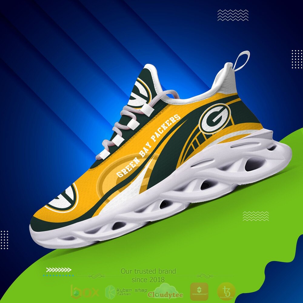 TOP Green Bay Packers NFL Max Soul Clunky Sneaker Shoes 8