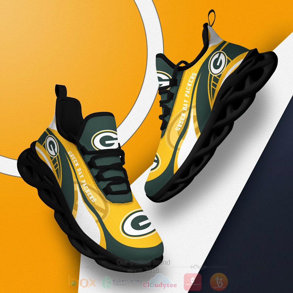TOP Green Bay Packers NFL Max Soul Clunky Sneaker Shoes 5