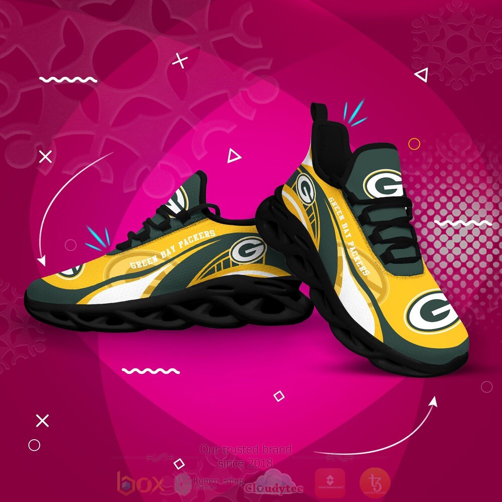 TOP Green Bay Packers NFL Max Soul Clunky Sneaker Shoes 4