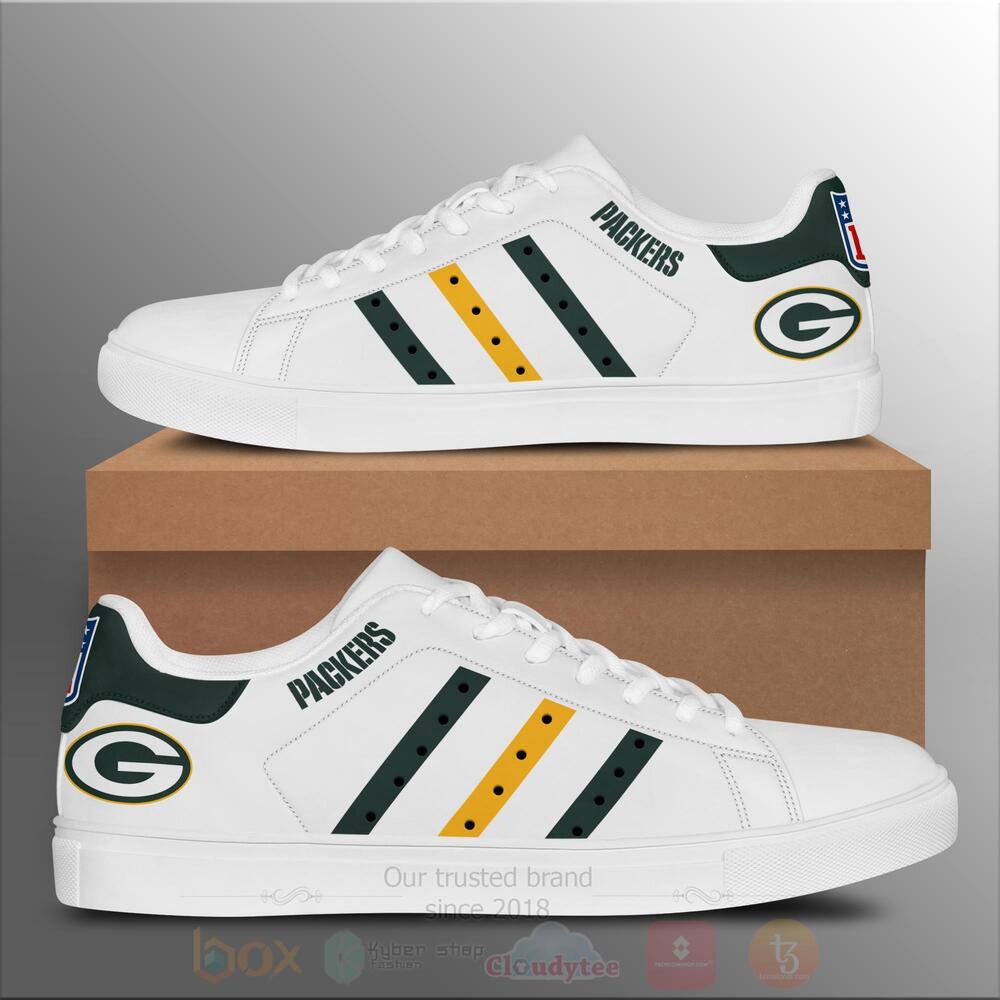 TOP NFL Green Bay Packers Skate Stan Smith Shoes 7