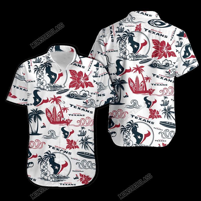 BEST NFL Houston Texans Island Hawaiian Shirt, Short 5