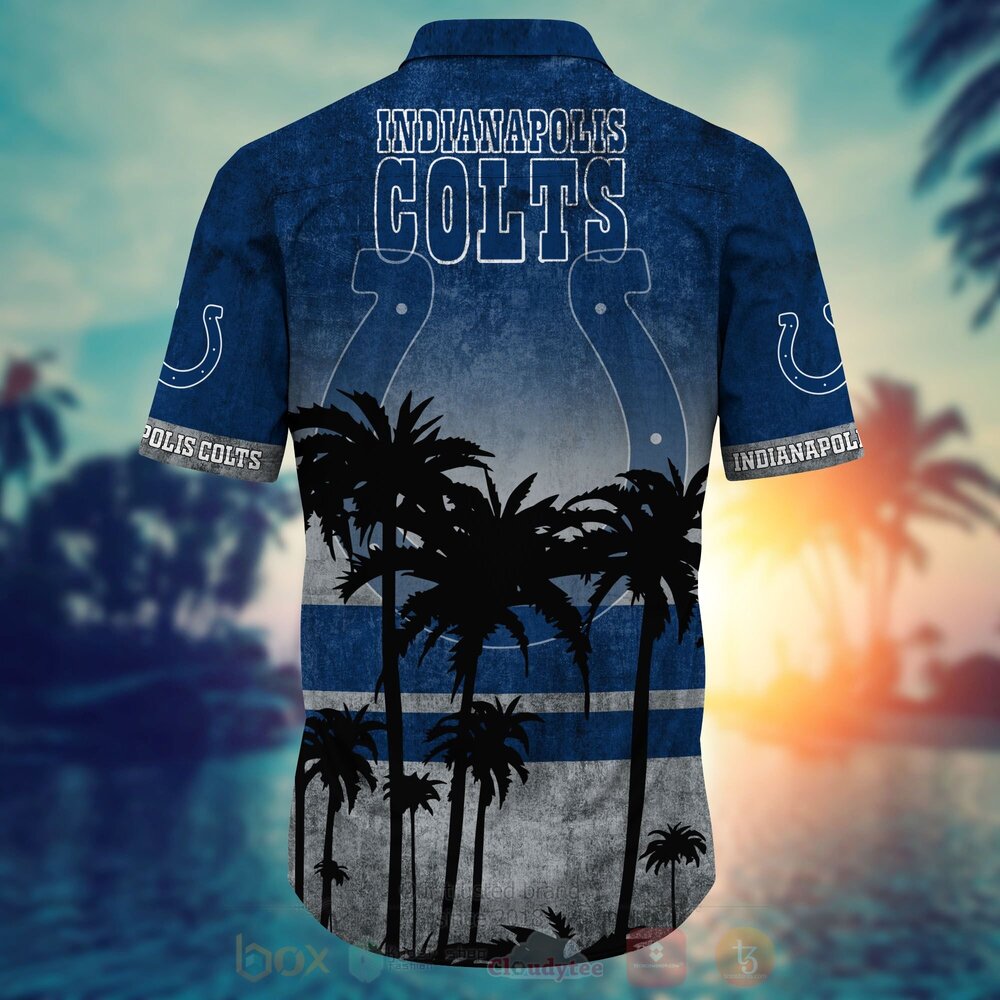 TOP NFL Indianapolis Colts Short Sleeve Hawaiian Shirt, Short 4